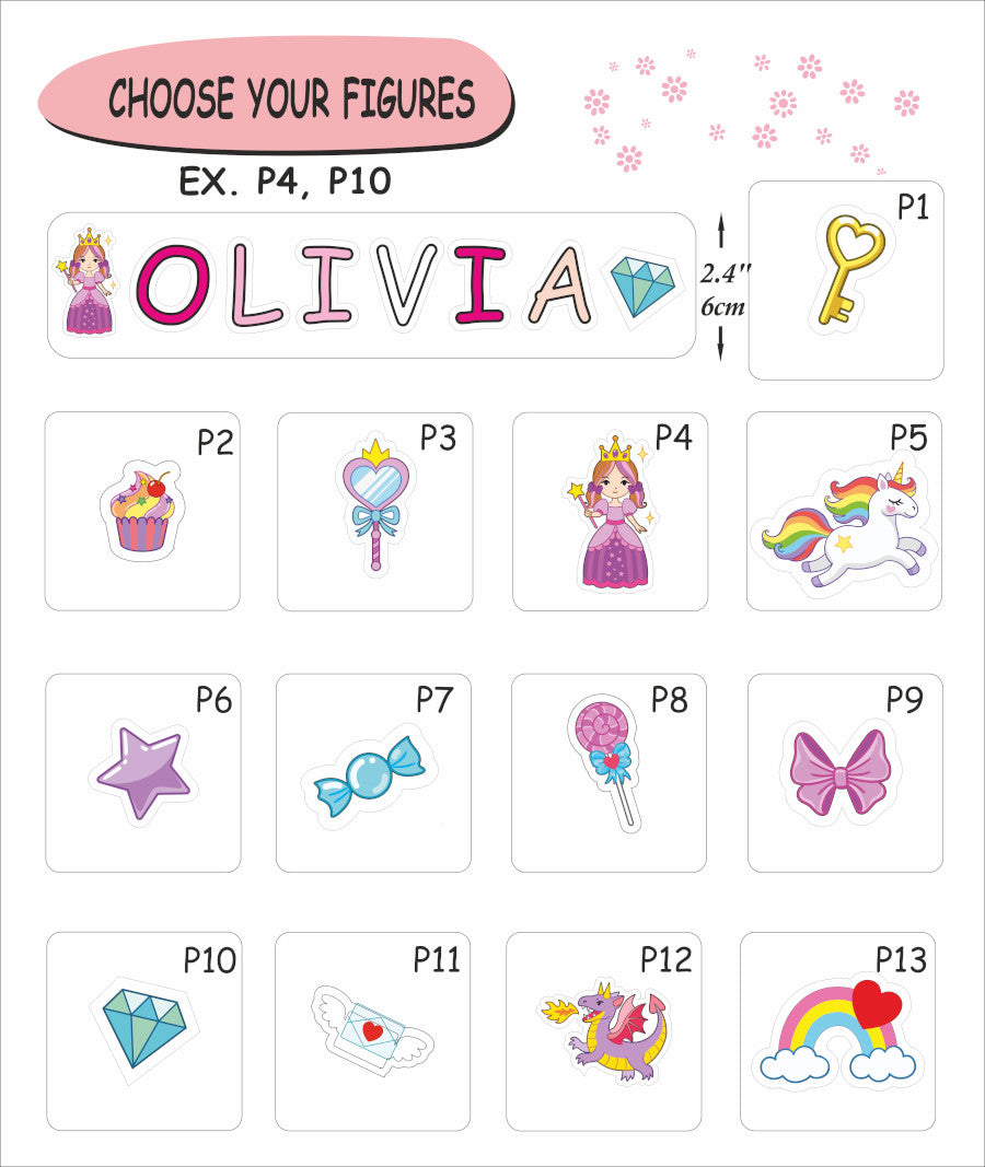 Personalized Princess Wooden Puzzle- Gift for Kids