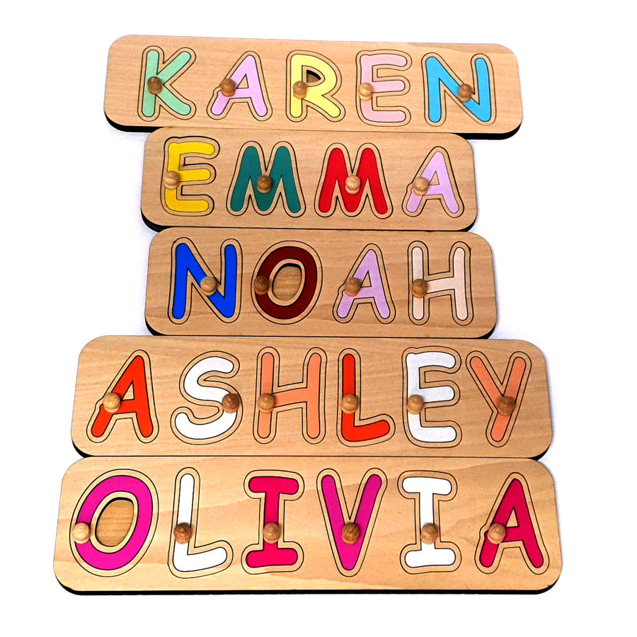 Personalized Wooden Puzzle with your Kids Name
