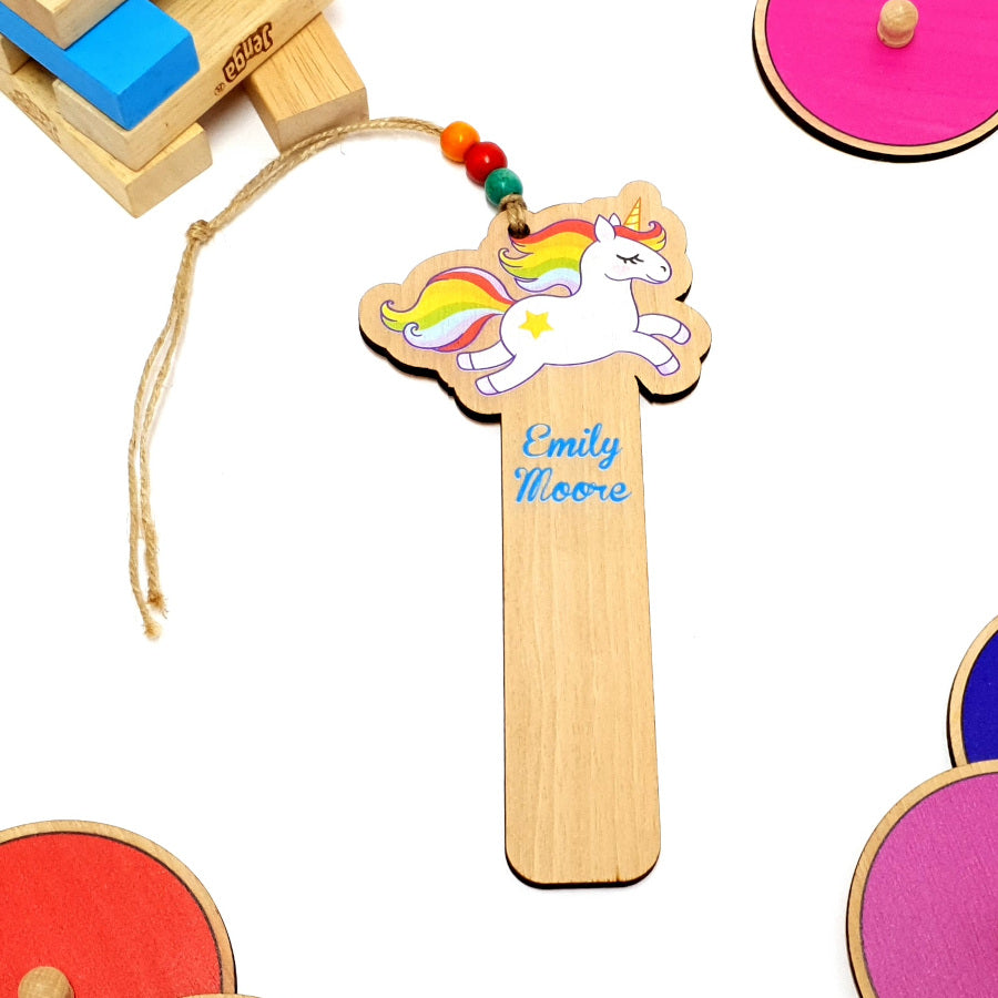 Personalized Wooden Bookmark for Your Child