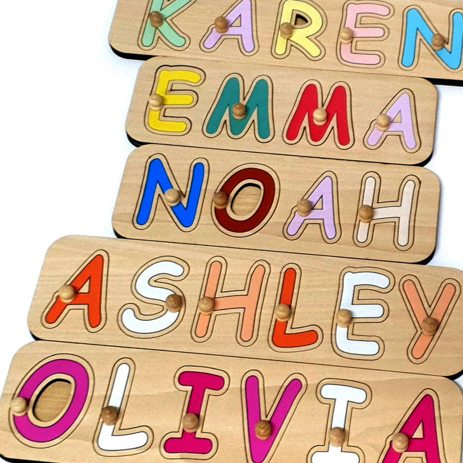 Personalized Wooden Puzzle with your Kids Name