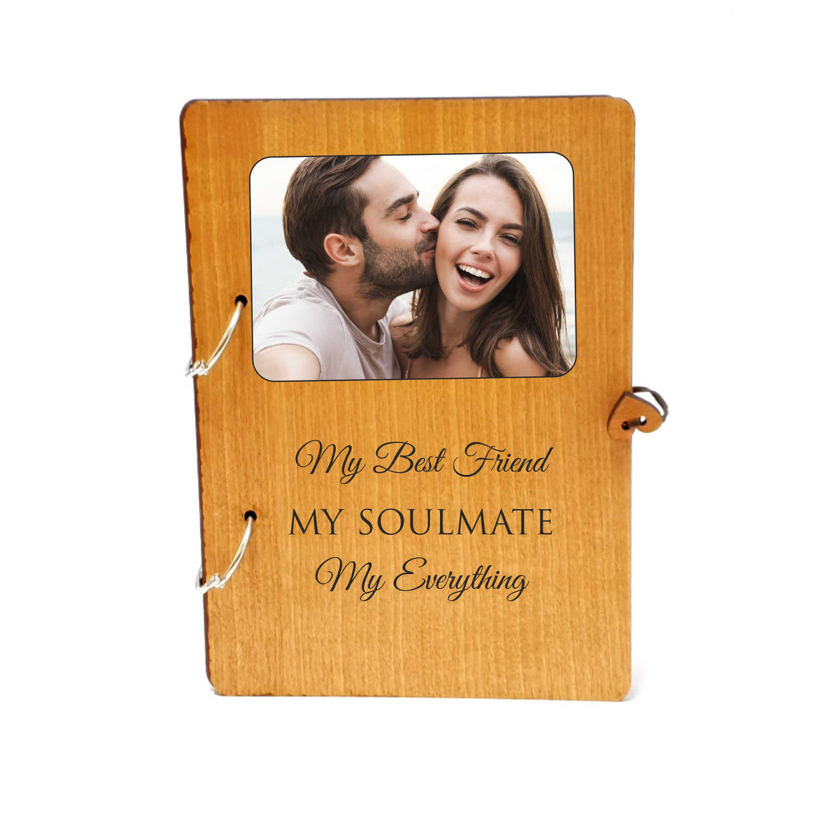 Wooden Bridal Journal for Organized Brides