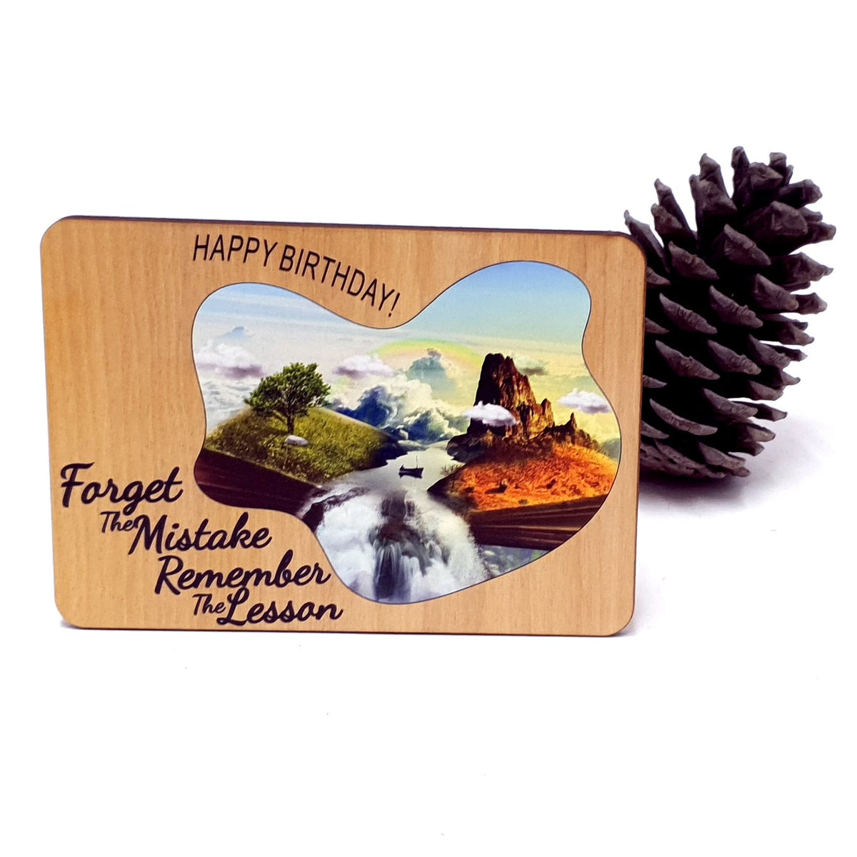 Custom Wooden Greeting Card Inspiartaion